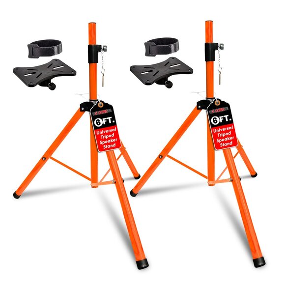 Speaker Stand Tripod 72 Inch DJ Studio Monitor Stands SS HD 2PK ORG WOB - Picture 1 of 10